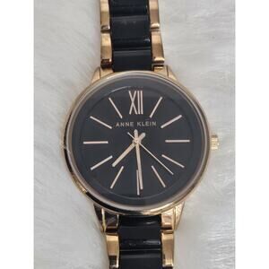 Dazzling Anne Klein AK1412 Ladies Two-Tone Quartz New Battery Running